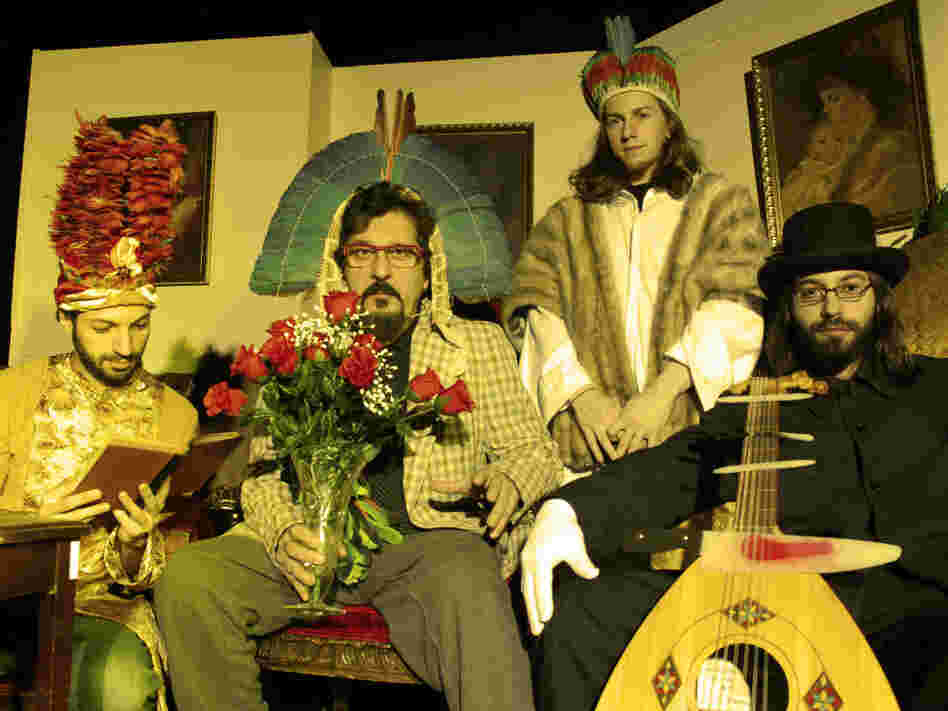 The Banquet of Spirits (from left to right): Brian Marsella, Cyro Baptista, Tim Keiper, Shanir Ezra Blumenkranz.