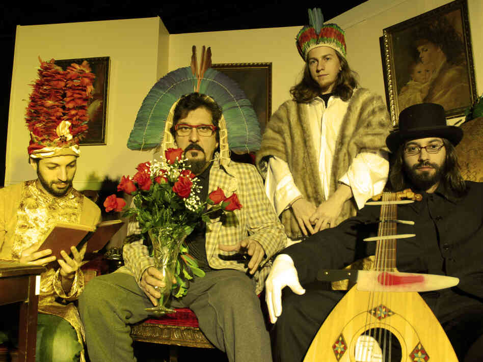 The Banquet of Spirits (from left to right): Brian Marsella, Cyro Baptista, Tim Keiper, Shanir Ezra Blumenkranz.