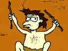 Cave man illustration