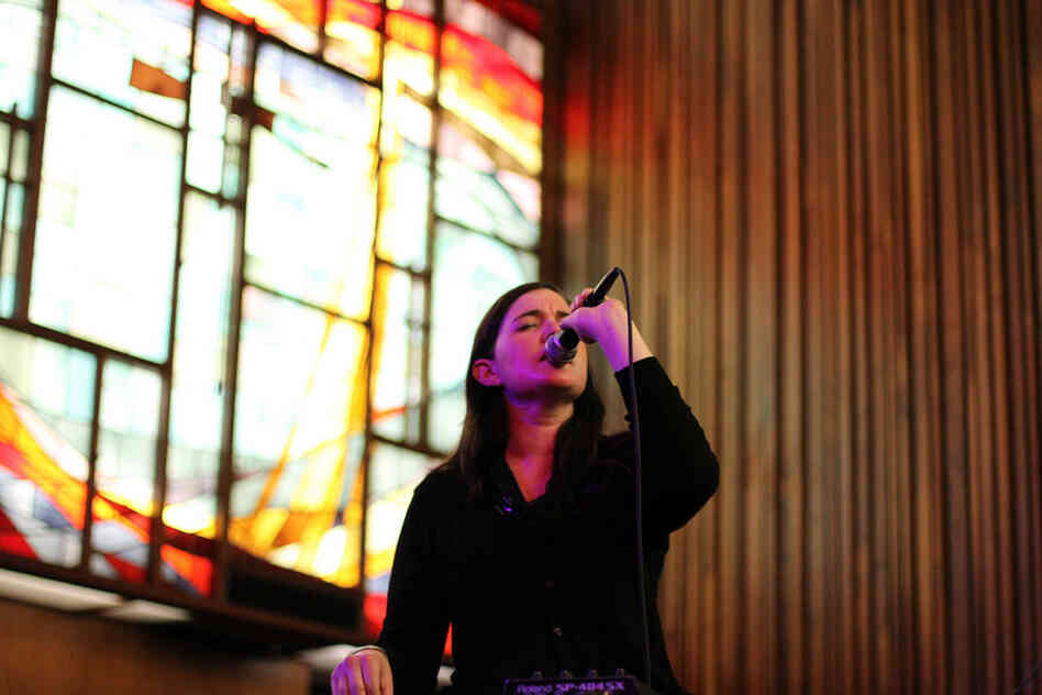 The Central Presbyterian Church was a perfect setting for Julianna Barwick's holy vocals. 