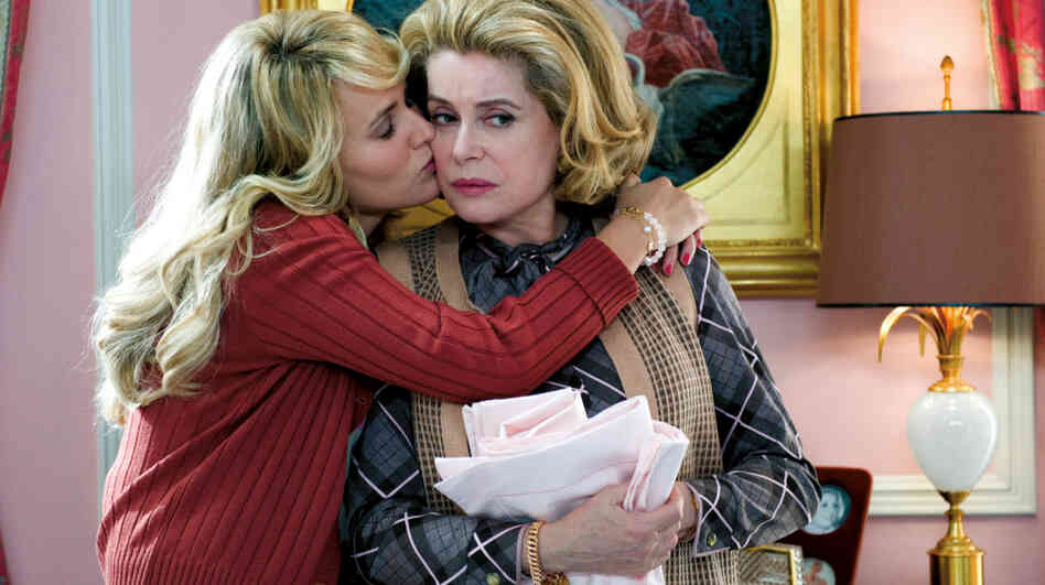 Domestic Goddess: Suzanne (Catherine Deneuve, right, with Judith Godreche) is content to bear both her husband's neglect and her daughter's pity — until a crisis offers the opportunity to prove her mettle. Domestic Goddess: Suzanne (Catherine Deneuve, right, with Judith Godreche) is content to bear both her husband's neglect and her daughter's pity — until a crisis offers the opportunity to prove her mettle.