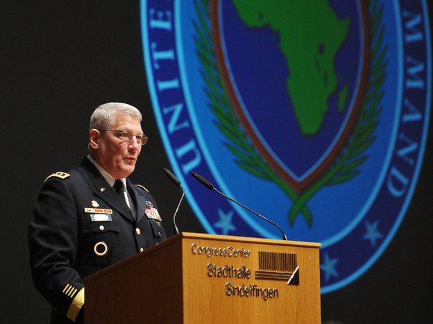 Gen. Carter Ham takes over as head of U.S. Africa Command, near Stuttgart, Germany, on March 9. Ten days after he took the job, Ham was in charge of the military operations against Libya.