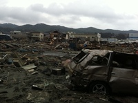 In the once busy port of Kesennuma, almost nothing remains whole.