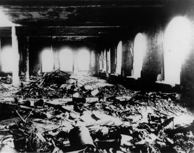 No Escape: The workroom door was locked to prevent theft; the building's single fire escape  collapsed; and after several trips to rescue workers, the elevator broke  down.