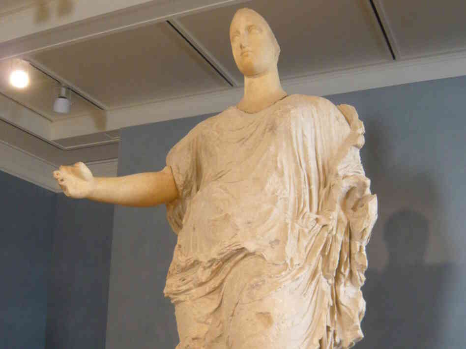 A statue of Aphrodite at the J. Paul Getty Museum.