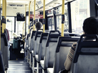 Interior of bus/iStockphoto.com Interior of bus/iStockphoto.com