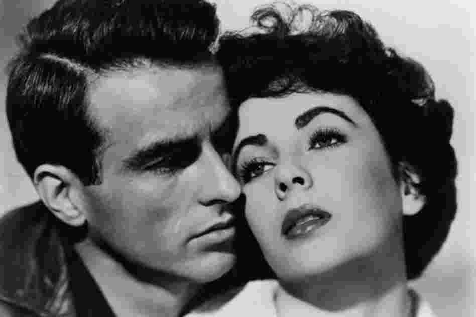 Montgomery Clift and Taylor star in the melodrama A Place In The Sun. 
