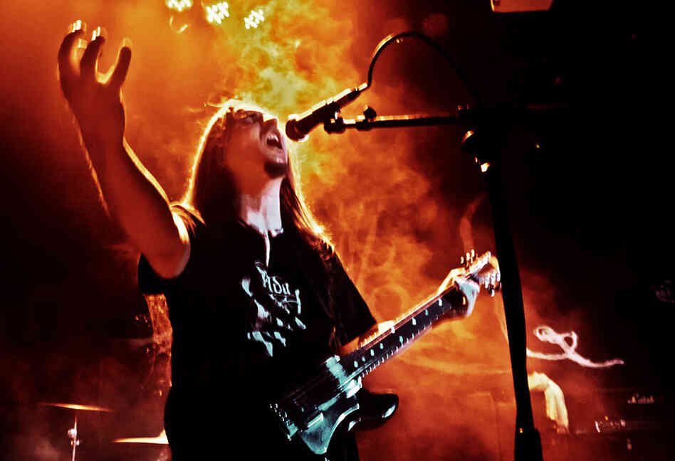 Agalloch performing live at Le Poisson Rouge in New York City, March 22, 2011.