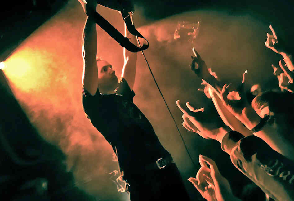 Agalloch performing live at Le Poisson Rouge in New York City, March 22, 2011.