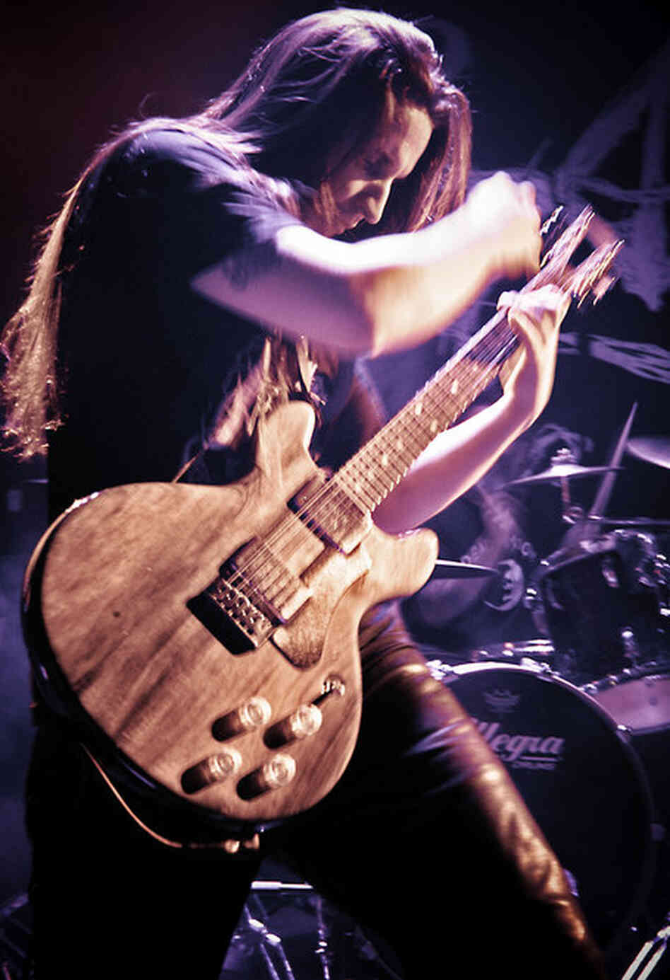 Agalloch performing live at Le Poisson Rouge in New York City, March 22, 2011.