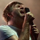 James Murphy of LCD Soundsystem performs on stage during the Pentaport Rock Festival at Dream Park on July 24, 2010 in Incheon, South Korea. James Murphy of LCD Soundsystem performs on stage during the Pentaport Rock Festival at Dream Park on July 24, 2010 in Incheon, South Korea.