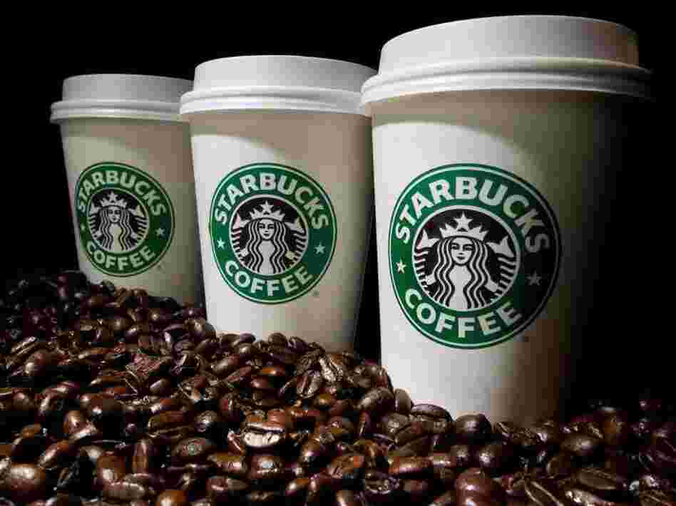 Starbucks coffee cups and beans Starbucks coffee cups and beans