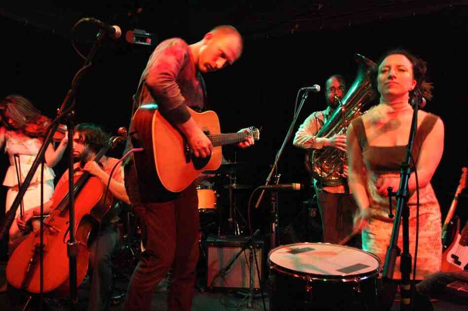 Lost in the Trees, performing live at the Black Cat in Washington, D.C. Monday, March 28, 2011.