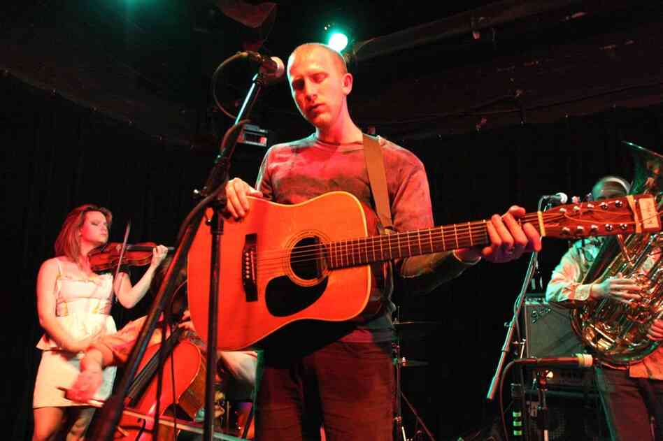 Lost in the Trees, performing live at the Black Cat in Washington, D.C. Monday, March 28, 2011.