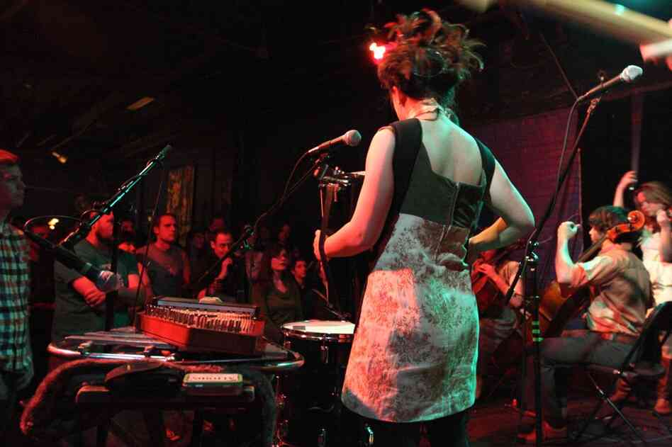 Lost in the Trees, performing live at the Black Cat in Washington, D.C. Monday, March 28, 2011.