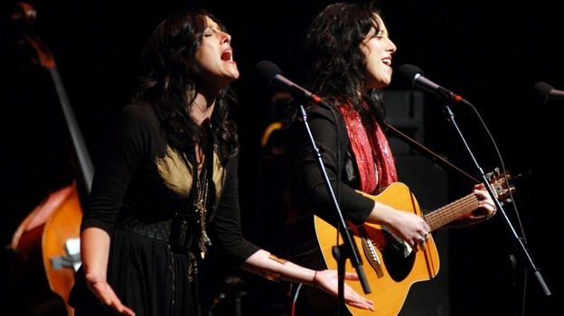 Watson Twins performed on Mountain Stage.