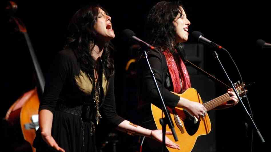 Watson Twins performed on Mountain Stage.