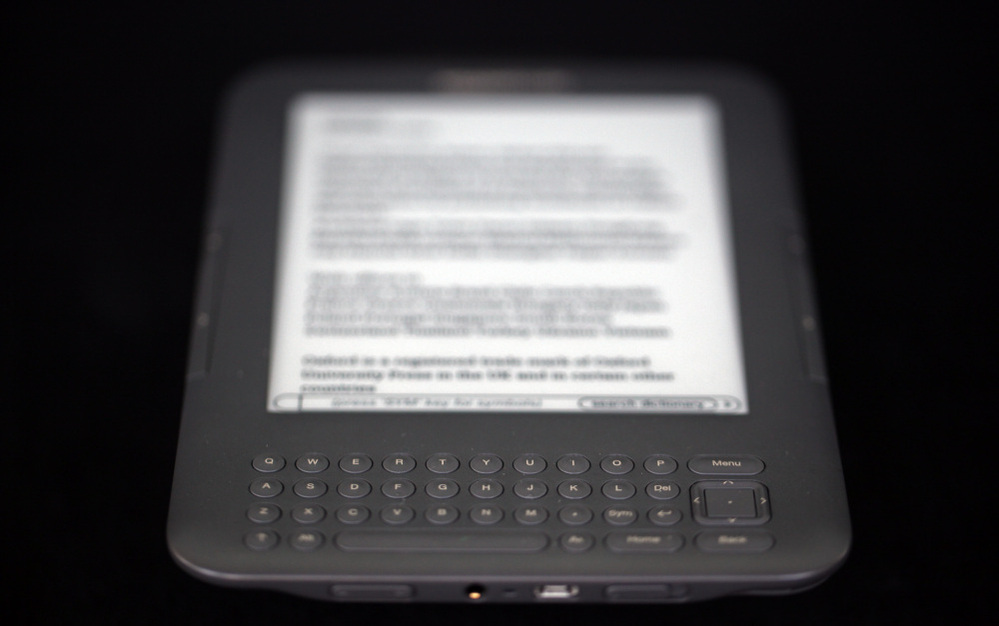 The Amazon Kindle 3G reader, or, alternatively, a tablet.