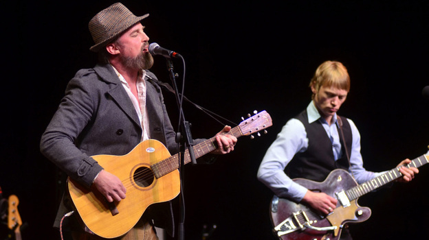 Cake performs on Mountain Stage. (Mountain Stage)
