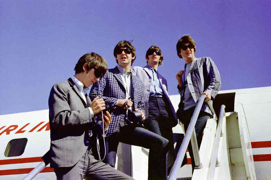 At Seattle-Tacoma airport, The Beatles boarded their chartered plane bound for Vancouver to give their first-ever Canadian concert, at the Empire Stadium, on Aug. 22, 1964. It would be the fourth show on their first U.S. tour.