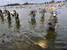 In Sendai, which is outside the evacuation zone around the crippled Fukushima nuclear power plant, members of the Japanese Self-Defence Force searched for bodies today (March 28, 2011).