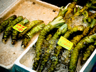 Wasabi plants, like these, in Fukushima prefecture were found to contain substantial amounts of radioactive iodine. Wasabi plants, like these, in Fukushima prefecture were found to contain substantial amounts of radioactive iodine.