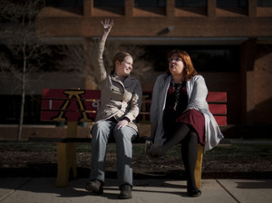 Christine Woodman (right) and her daughter, Dawnielle. When Dawnielle was younger, Christine tried eliminating artificial food coloring from Dawnielle's diet to treat her hyperactivity. But she says Dawnielle's behavior didn't change until she was diagnosed with ADHD and given medication.
