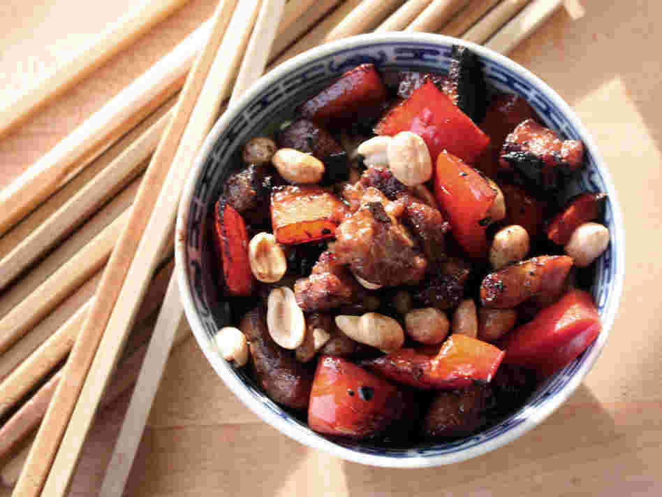 Sichuan Pork With Peppers And Peanuts