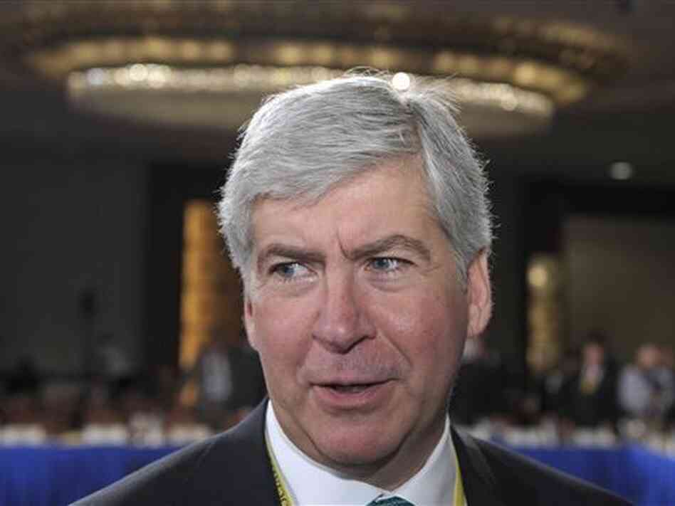 Michigan Gov. Rick Snyder. Michigan Gov. Rick Snyder.