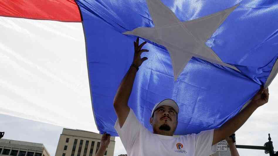 In 2006, Houston was among many cities participating in the nationwide National Day of Action for Immigration Justice rallies. When George W. Bush was governor, he adopted a Hispanic-friendly strategy that helped propel him to the White House. Now, some Texas Republicans are taking a harder stance. "I believe the Republican Party is throwing away their future," says one state Republican. In 2006, Houston was among many cities participating in the nationwide National Day of Action for Immigration Justice rallies. When George W. Bush was governor, he adopted a Hispanic-friendly strategy that helped propel him to the White House. Now, some Texas Republicans are taking a harder stance. "I believe the Republican Party is throwing away their future," says one state Republican.