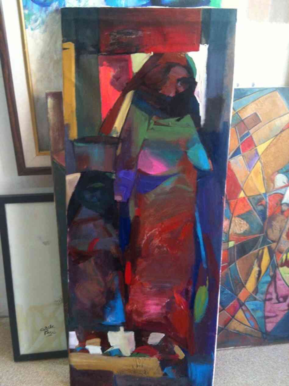Artists from the "sanctions generation" depict Iraqi women with a modernist sensibility. 