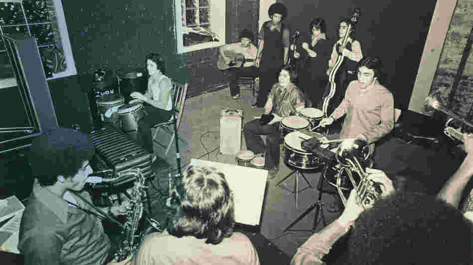 Chicago salsa band La Solucion performs in the '70s. Chicago salsa band La Solucion performs in the '70s.