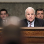 Senate Armed Services Committee Chairman Sen. Carl Levin (D-MI, left) and ranking member Sen. John McCain (R-AZ) listen to testimony Tuesday by Air Force Gen. C. Robert Kehler on the U.S. mission in Libya. Senate Armed Services Committee Chairman Sen. Carl Levin (D-MI, left) and ranking member Sen. John McCain (R-AZ) listen to testimony Tuesday by Air Force Gen. C. Robert Kehler on the U.S. mission in Libya.