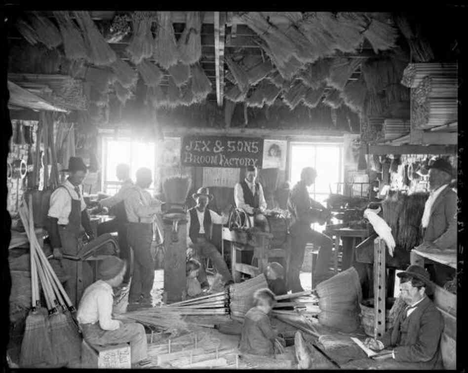 Jex and Sons Broom Factory, 1896