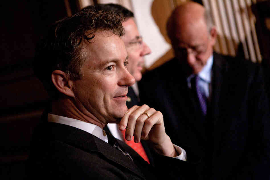 Republican Sen. Rand Paul of Kentucky sharply criticized the Obama administration's decision to intervene in Libya.