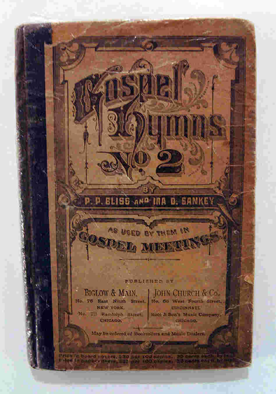 Harriet Tubman's Signed Hymnal"This is one of the great treasures of the museum," Bunch says. One of the ways Tubman signaled slaves was by singing hymns. "So she'd sing 'Steal Away to Jesus' or 'Swing Low, Sweet Chariot,' and you would know it's time to go. And so to be able to have a hymnal that has those songs in it that was hers is just pretty amazing."