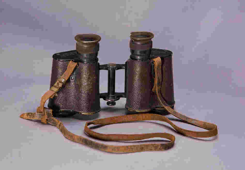 WWI Binoculars Of Peter L. Robinson Sr.Robinson saw action in France from 1918-1919.