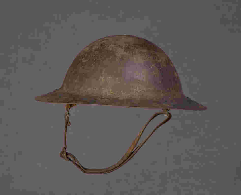 Peter L. Robinson Sr.'s Steel Helmet From WWIRobinson was promoted to major during his tenure with the U.S. Army Reserves.
