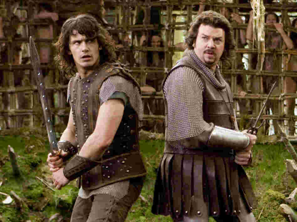 Franco's plays Fabious, a hearty and generous-natured crown prince; McBride plays his incorrigible lech of a brother, Thadeous. Franco's plays Fabious, a hearty and generous-natured crown prince; McBride plays his incorrigible lech of a brother, Thadeous.