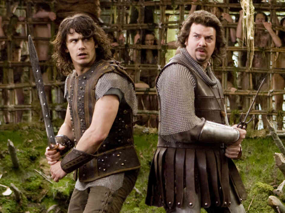 Franco's plays Fabious, a hearty and generous-natured crown prince; McBride plays his incorrigible lech of a brother, Thadeous. Franco's plays Fabious, a hearty and generous-natured crown prince; McBride plays his incorrigible lech of a brother, Thadeous.