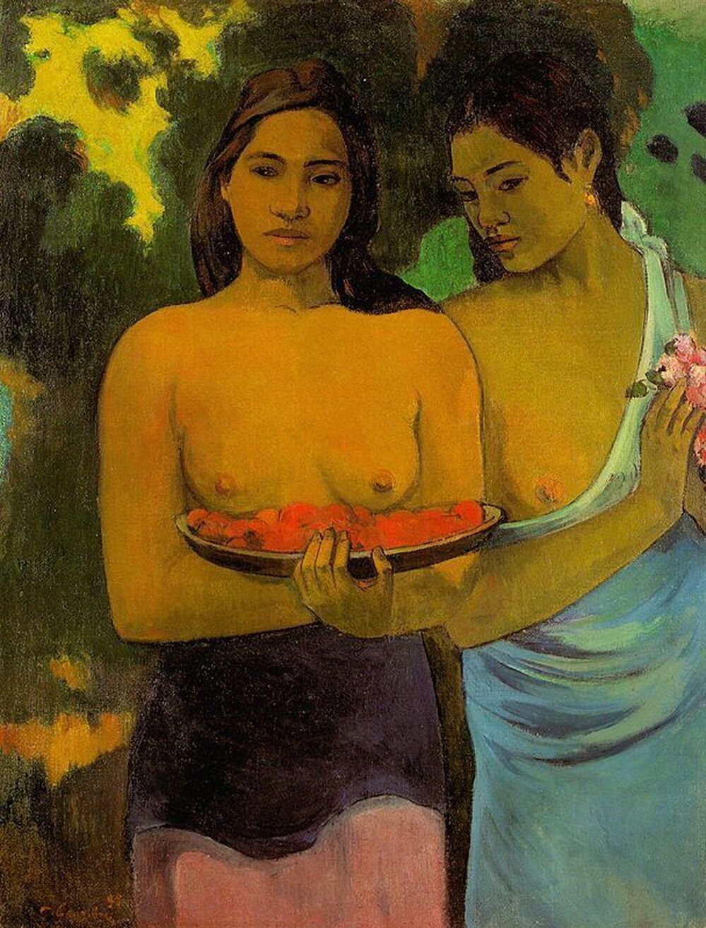 Paul Gauguin's Two Tahitian Women.