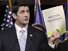 House Budget Committee Chairman Paul Ryan (R-WI) touts his plan for the federal budget on Capitol Hill. House Budget Committee Chairman Paul Ryan (R-WI) touts his plan for the federal budget on Capitol Hill.