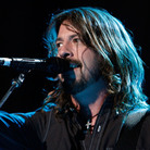 Dave Grohl on stage with the Foo Fighters at the Grammy Awards in 2008. "The first time I ever went to a big concert it freaked me out," Grohl says. "[I thought,] this is insane."