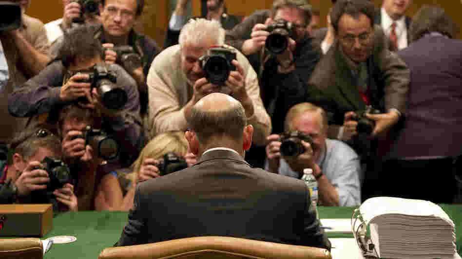 Goldman Sachs CEO Lloyd Blankfein arrives to testify before a Senate investigative committee in Washington in April 2010. The firm eventually settled with the SEC and paid 550 million in fines. Author William Cohan writes about the Goldman's alternatingly tempestuous and chummy relationship with the government in his new book. Goldman Sachs CEO Lloyd Blankfein arrives to testify before a Senate investigative committee in Washington in April 2010. The firm eventually settled with the SEC and paid 550 million in fines. Author William Cohan writes about the Goldman's alternatingly tempestuous and chummy relationship with the government in his new book.