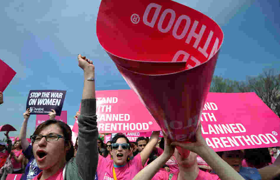 Participants gathered on the National Mall in Washington, D.C., on April 7 for a rally in support of Planned Parenthood. Participants gathered on the National Mall in Washington, D.C., on April 7 for a rally in support of Planned Parenthood.