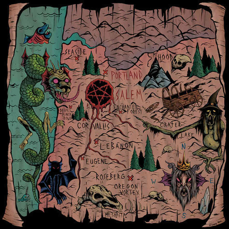 The artwork for Witch Mountain's South of Salem, featuring a drawing by Skinner and colors by Jason Lewis. The artwork for Witch Mountain's South of Salem, featuring a drawing by Skinner and colors by Jason Lewis.