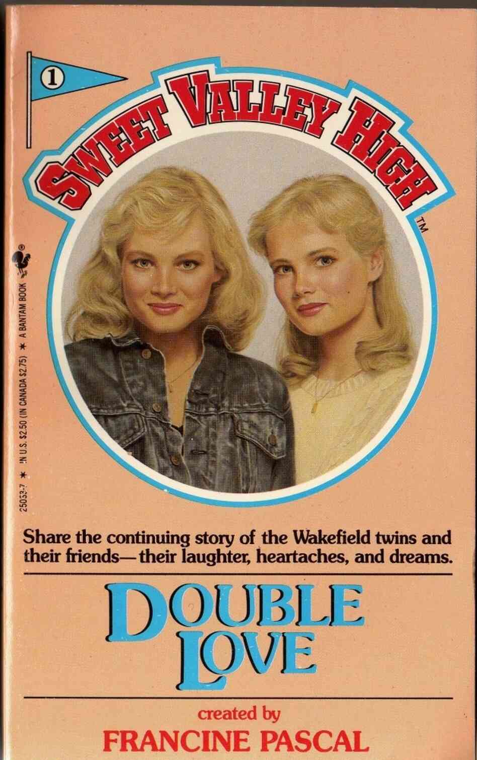 A book cover from the old Sweet Valley High series featuring stylish Jessica and studious Elizabeth. Double Love was the first of over 150 books in the series, introducing the twins — and love interest Todd Wilkins. A book cover from the old Sweet Valley High series featuring stylish Jessica and studious Elizabeth. Double Love was the first of over 150 books in the series, introducing the twins — and love interest Todd Wilkins.