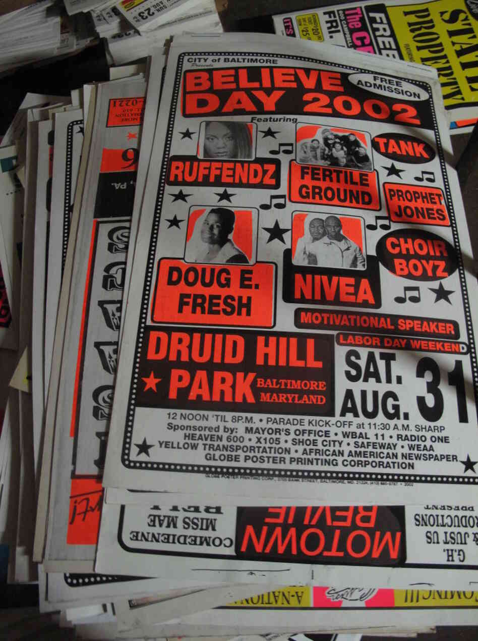 Globe Poster's warehouse is piled high with reprints of the posters the company has made over the years. Globe Poster's warehouse is piled high with reprints of the posters the company has made over the years.