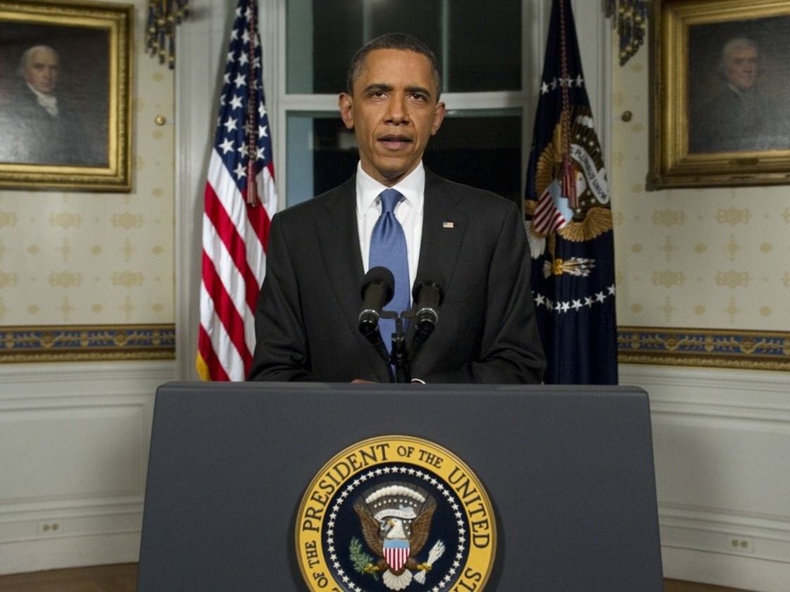 President Obama announced an agreement Friday night to cut the budget and avoid a partial shutdown of the federal government.