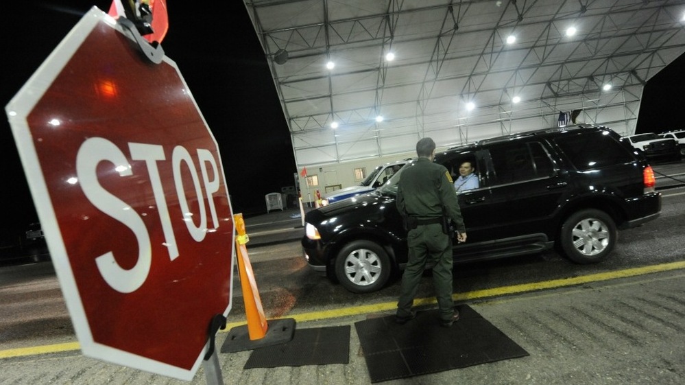 A U.S. Border Patrol agent checked vehicles arriving from Mexico near the town of Nogales ion July 28, 2010.